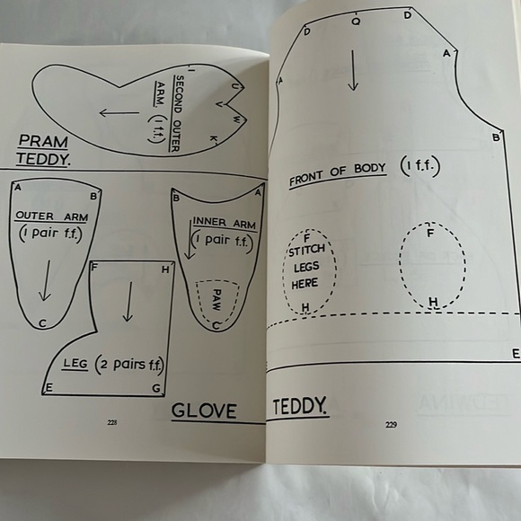 NWT Teddy Bears How to Make Them Margaret Hutchings BOOK 1977 Patterns Vintage - Picture 13 of 17